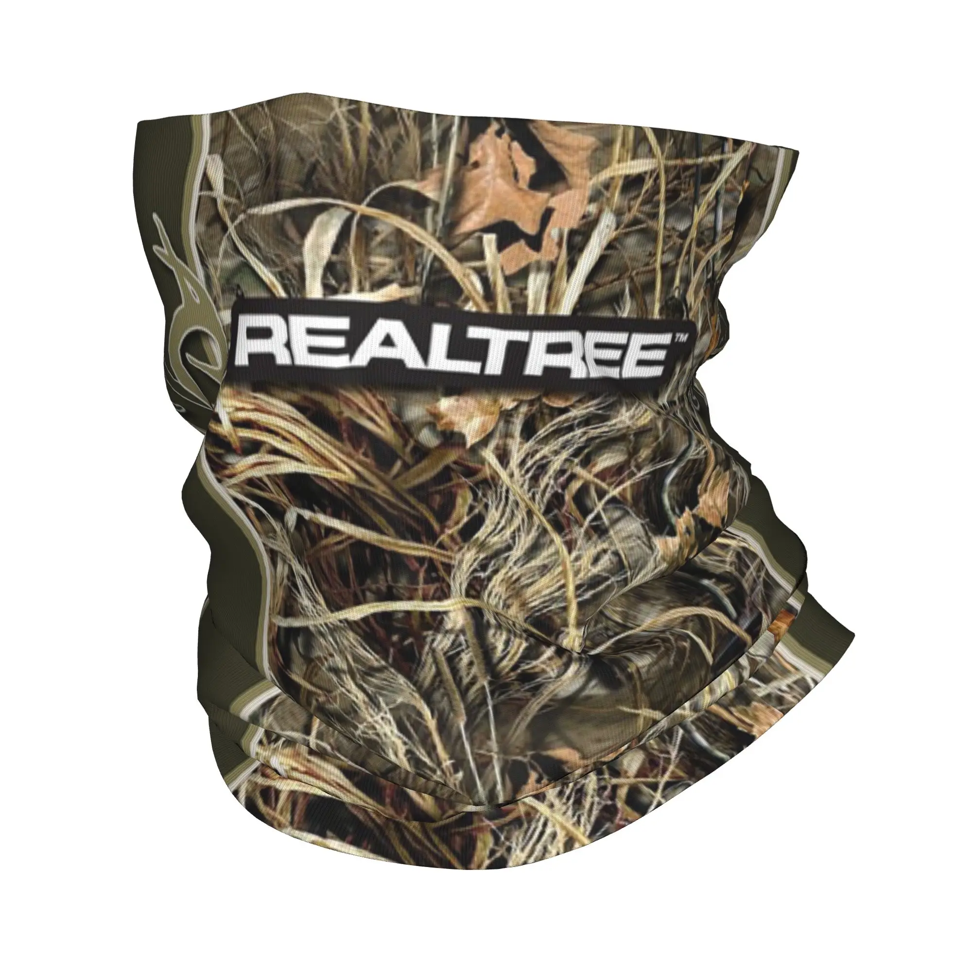 

realtree Tree And Leaf Designs Bandana Neck Cover Printed Wrap Scarf Multi-use Headwear Hiking Fishing For Men Women Adult