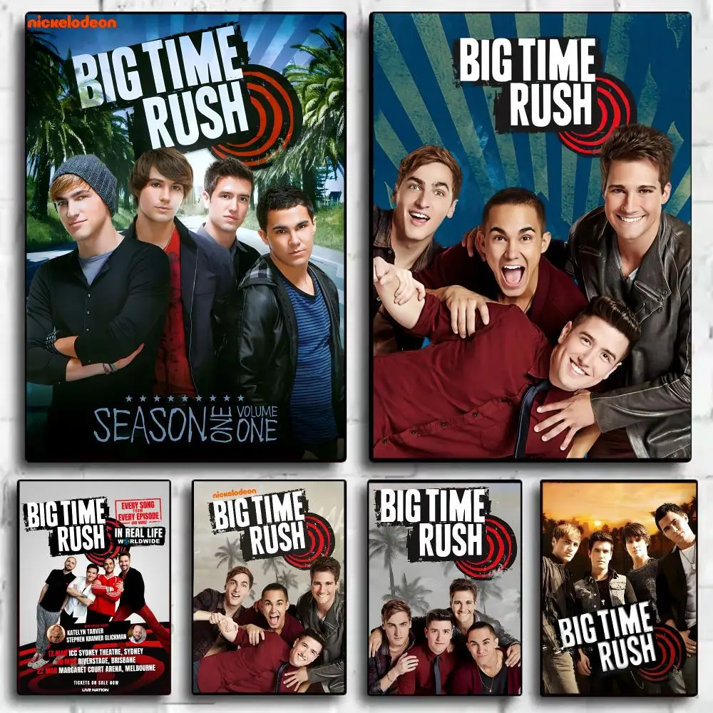 Music Groups Big T-Time R-Rush Poster Decorative Wall Art Sticker Mural Print for Bedroom Living Room Hallway Home Decor Gift