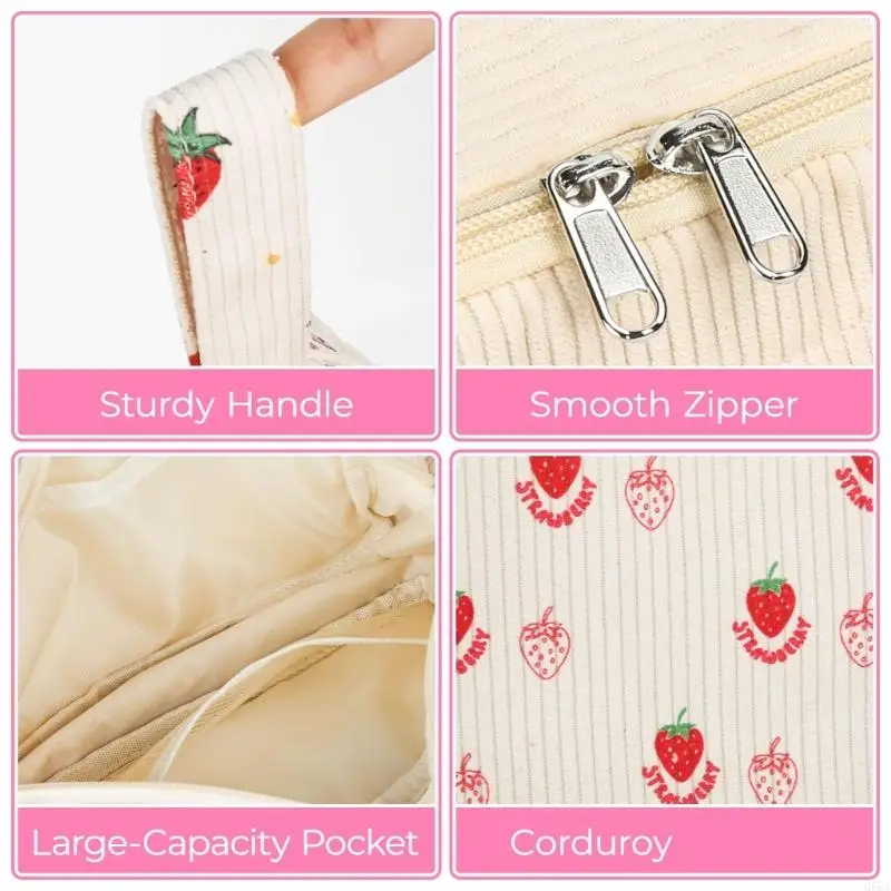 علبة قلم رصاص متعدد الوظائف مقصورات متعددة القماش أقلام منظم حقيبة تخزين مستحضرات التجميل للطالب للطلاب