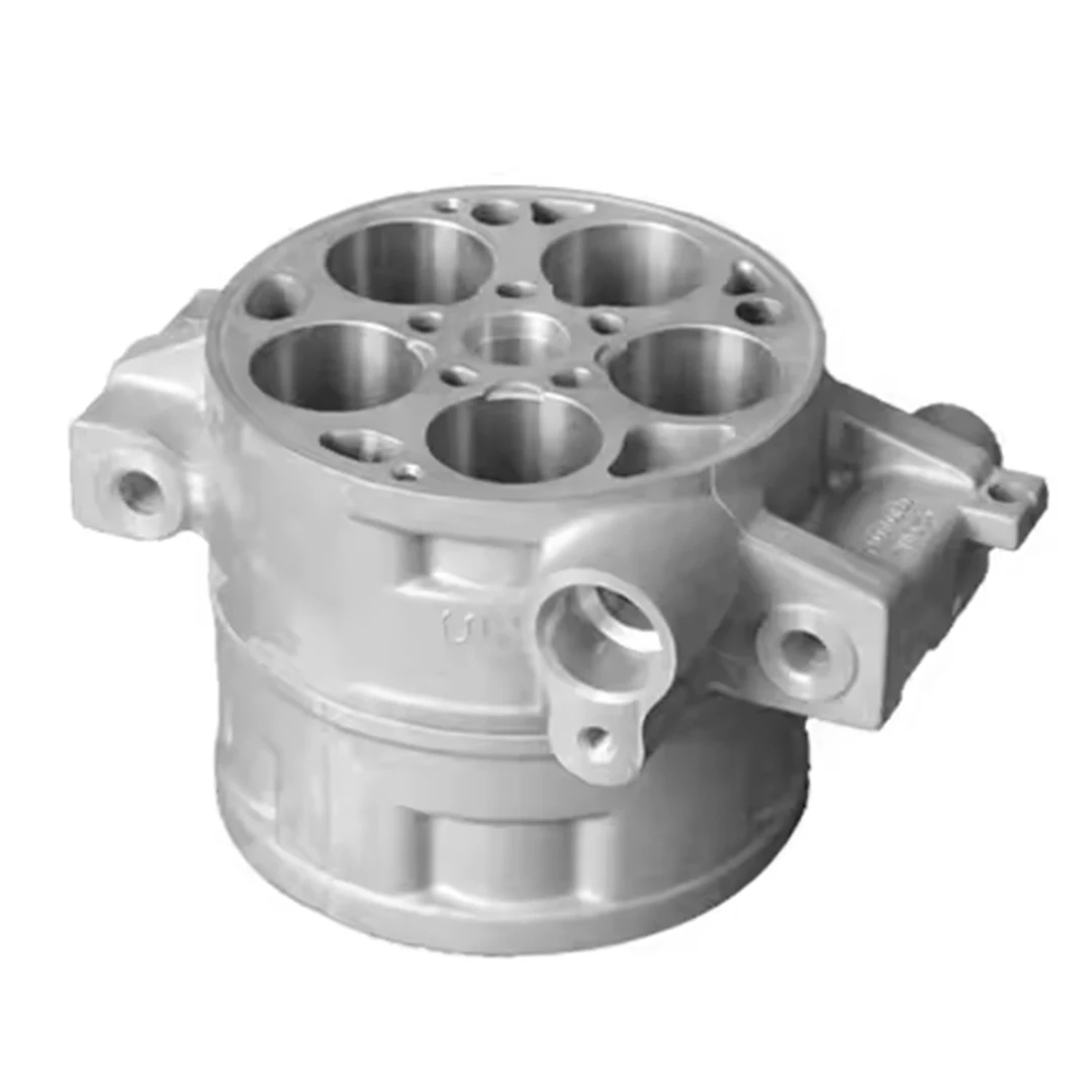 OEM Aluminum Alloy Die Casting for Automotive AC Compressor Cylinder Blocks Includes Milling, Drilling, Grinding, and Precision