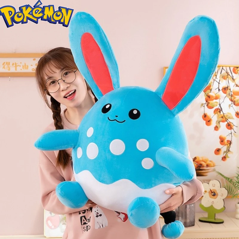 

35/50/70 см большой размер Pokemon Azumarill плюшевые игрушки мультфильм аниме плюшевая подушка мягкая кукла Kawaii мягкая плюшевая игрушка подарок детям