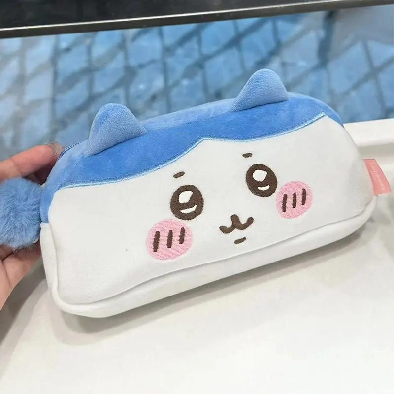 Cartoon Chikawas Pencil Case Ins High Value Large Capacity Windowable Student Stationery Storage Bag Kawaii Pencil Case