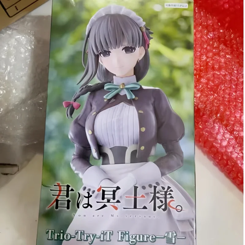 

In Stock 20cm Original Genuine Edition You Are Ms. Servant Snow Anime Figure Model Decoration Desktop Collectible Toys Figure G