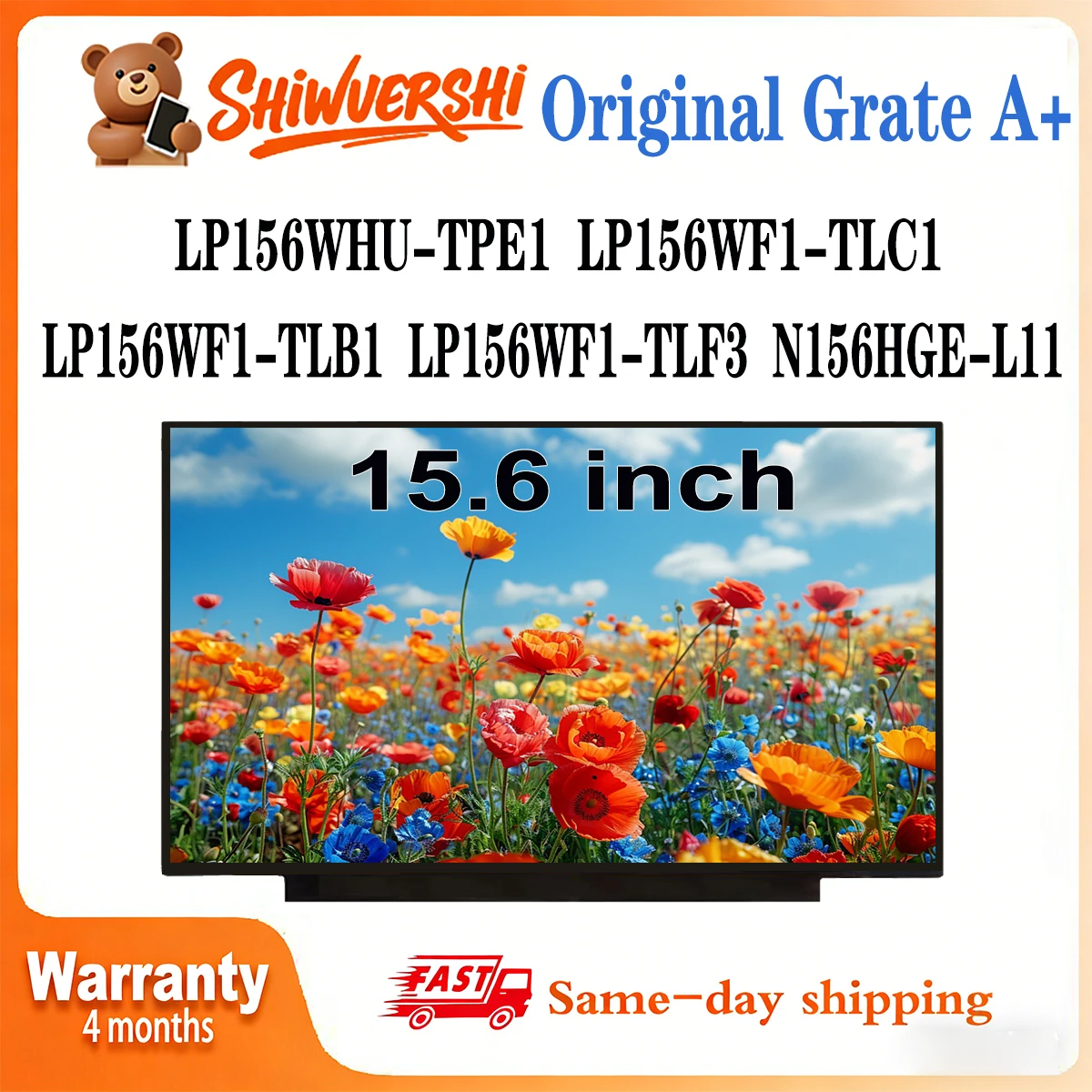 

15.6 inch Wholesale Laptop Lcd Screen Monitor Panel LP156WF1 TLC1 LP156WF1 TLB1 LP156WF1 TLF3 N156HGE L11 LP156WHU TPE1