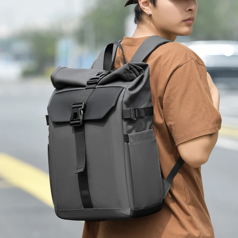 Modischer Business-Herrenrucksack, großes Fassungsvermögen, Aufbewahrung mit mehreren Fächern, modischer Reiserucksack, Business-Computertasche