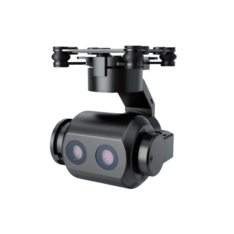 Miniature tri-axis Image Stabilization Infrared Camera GPS Human Tracking UAV Pan Tilt Pod