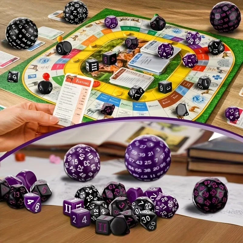 Dados D14: dados de juego poliédricos personalizables para juegos de rol
