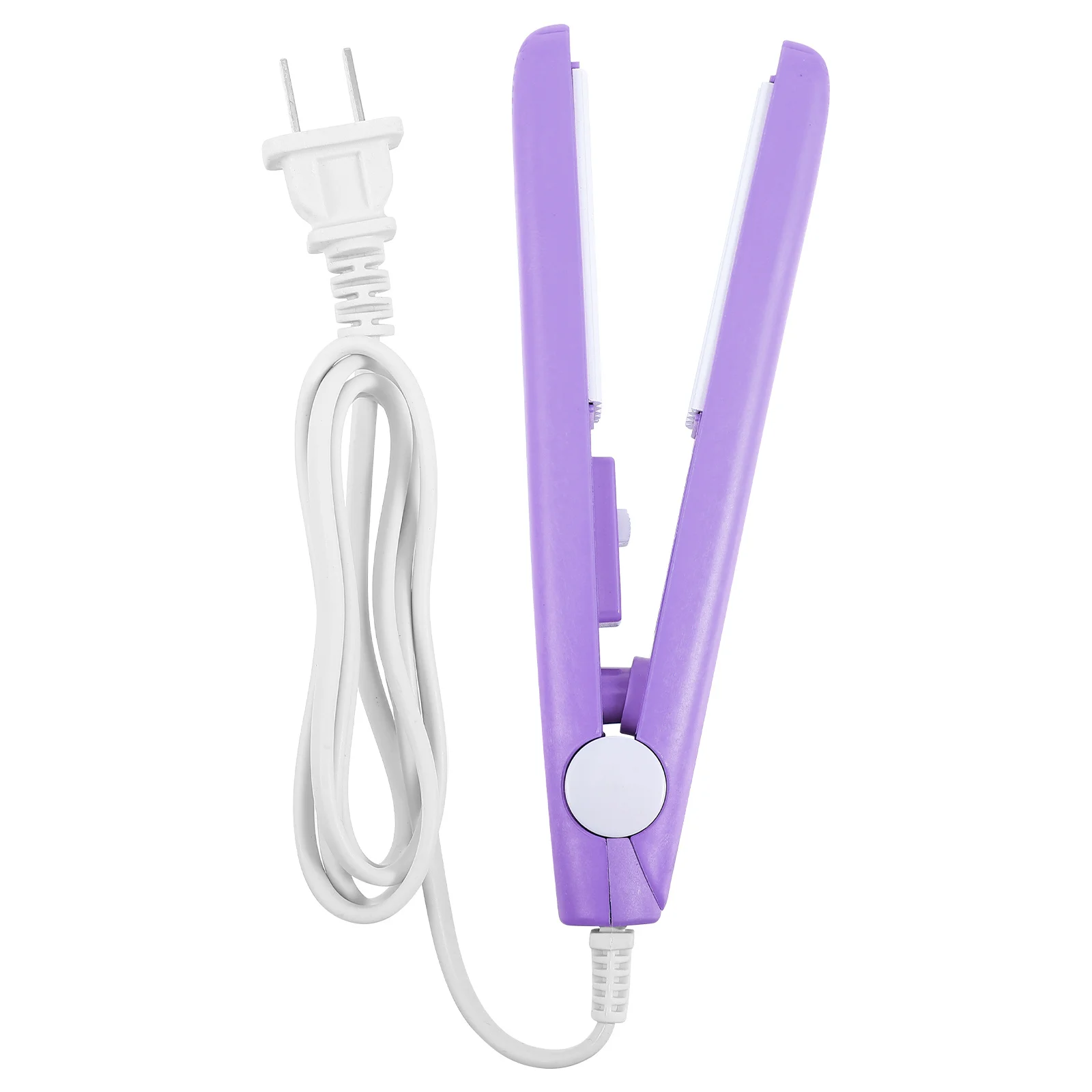 

Travel Hair Straightener Curler 2 in 1 Portable Styling Tool for Shiny Smooth Finish Quick Heat Up Swivel Cord