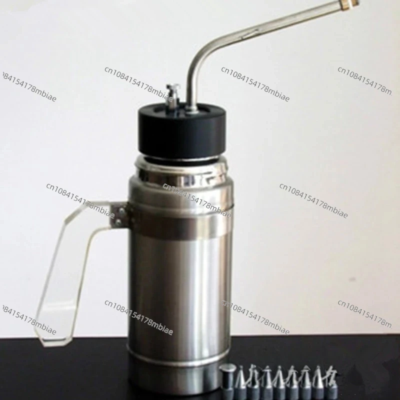 500ml Cryogenic Liquid Nitrogen (LN2) Sprayer Dewar Tank Nitrogen Freeze Treatment Cryotherapy Instrument with 9 Heads 