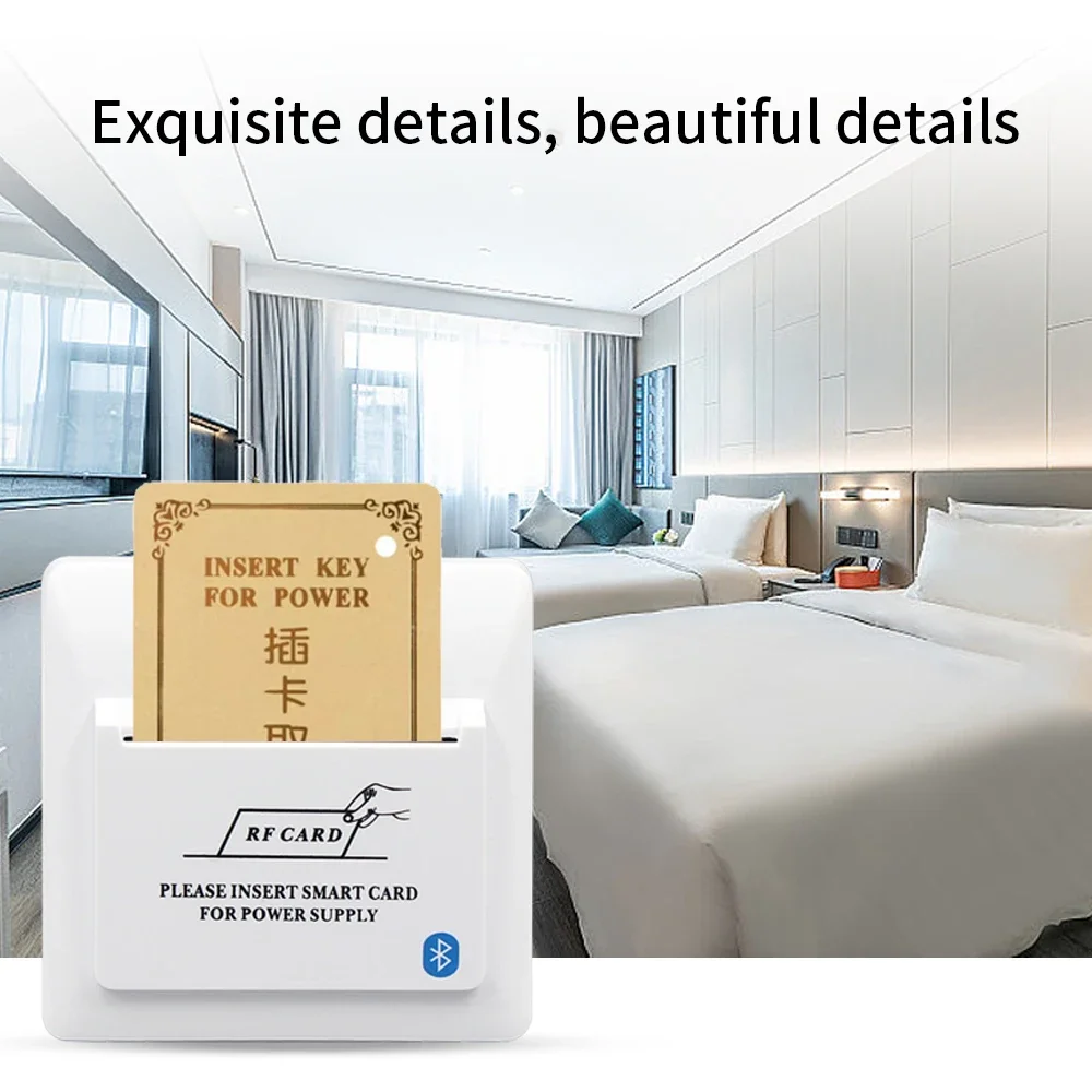 2.4G TTLOCK Power Saver TTHotel Energy Saving Switch RFID 13.56Mhz Card App Remote Control Energy Saver for Hotel Apartment B&B