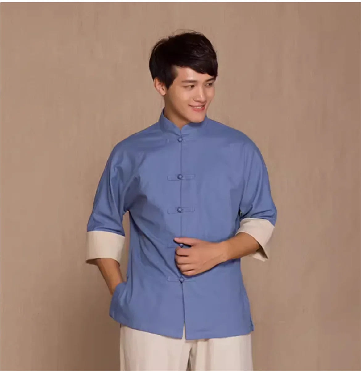 Ropa de trabajo china para masaje y esteticista.
