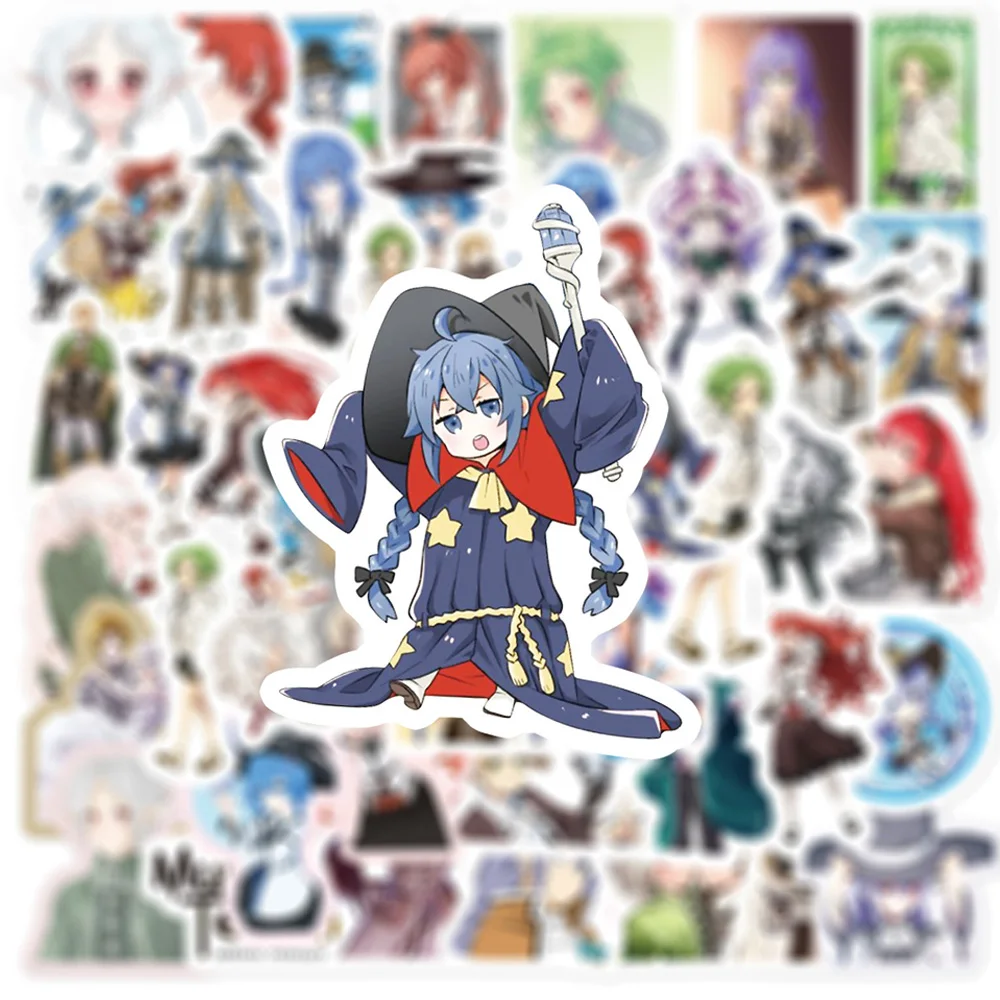 10/30/50pcs Anime Mushoku Tensei：Jobless Reincarnation Stickers Cute Cartoon Graffiti Decals Sticker for Phone Suitcase Laptop