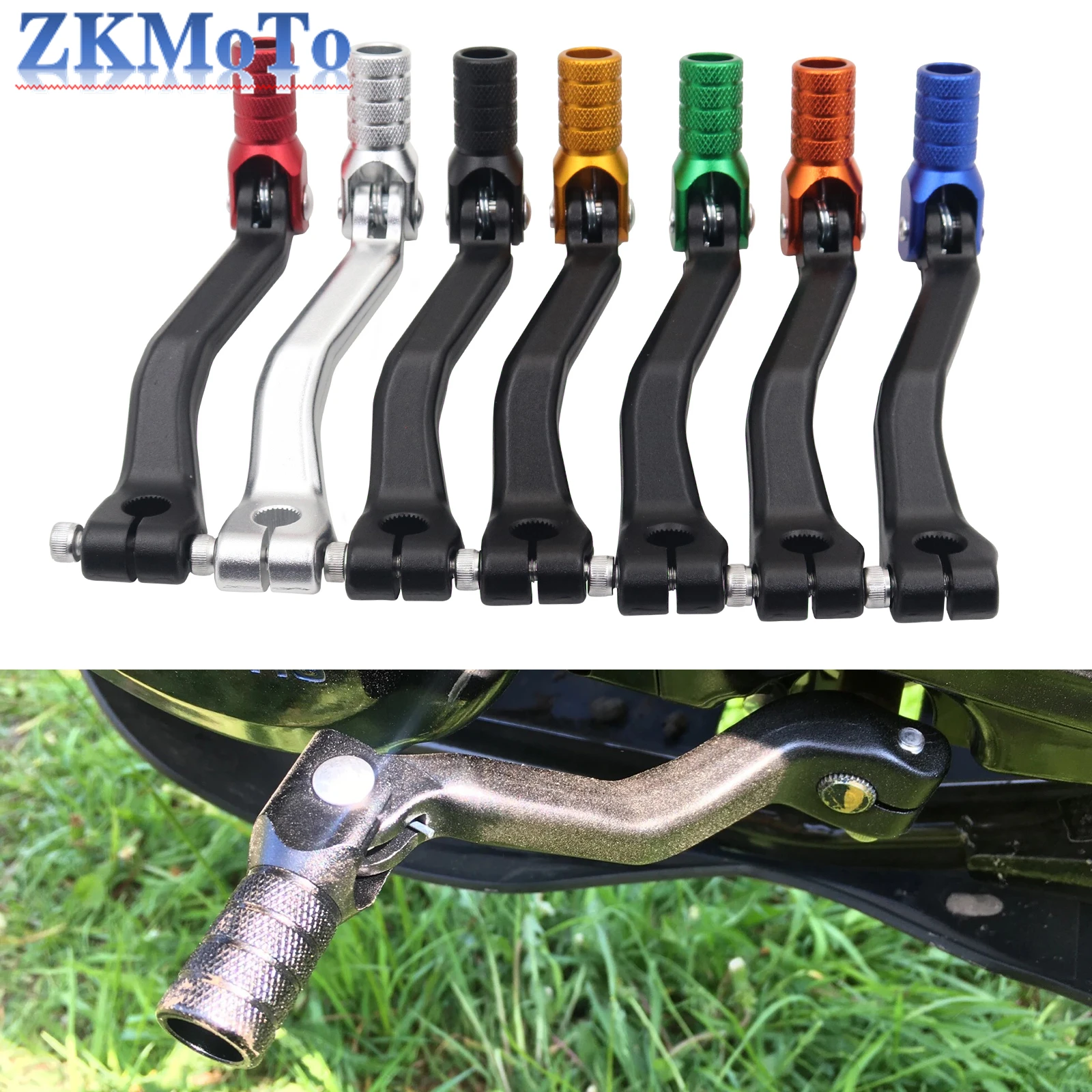 

Motorcycle CNC Gear Shift Pedal Lever For Kayo T2 T4 T6 K4 K6 Bosuer CB NC 250 300 450 Enduro Dirt Bike 125-250cc Universal Part