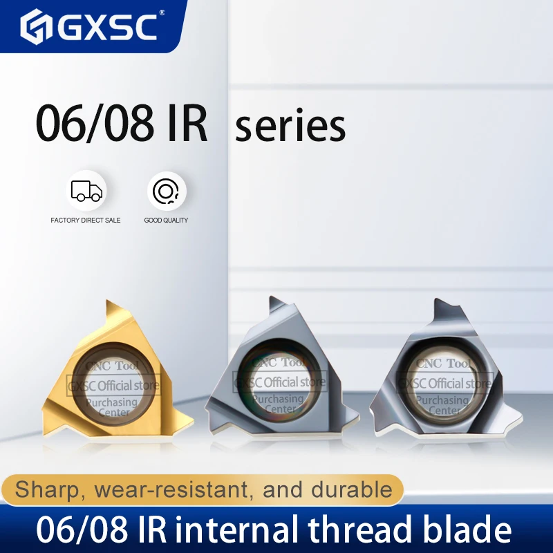 

08 IR A 60 06 IR A 60 06IR A55 High-Quality Small Hole CNC Lathe Tools Carbide Inserts Inner Hole Threaded Blade Cutting Cutters