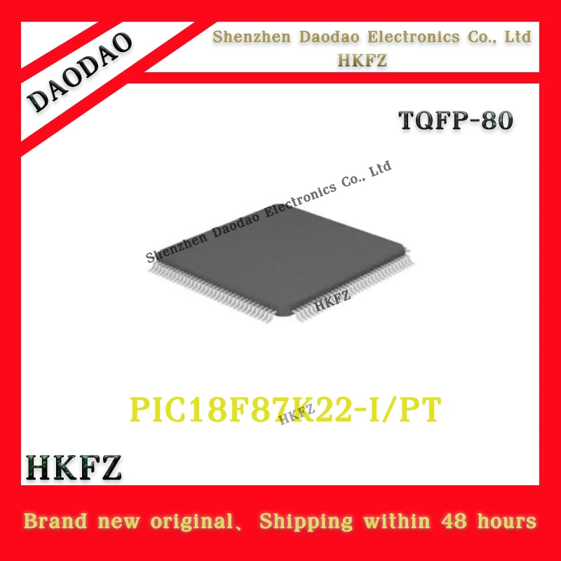 

PIC18F87K22-I/PT PIC18F87K22 QFP-80 Microcontroller chip IC new original