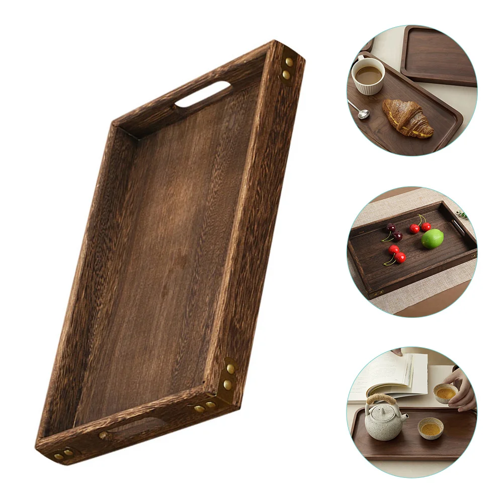 Wooden Pallet Large Serving Tray Trays for Decor Coffee Table Outdoor Kitchen Couch