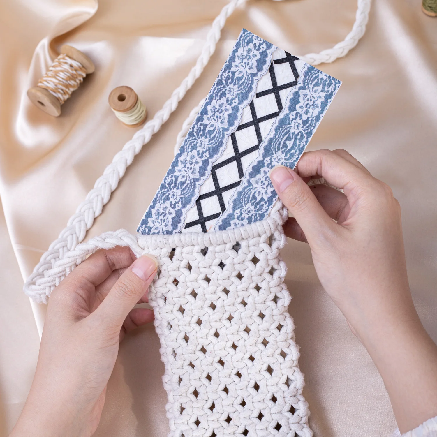 

1pcs DIY Decoration Adhesive Tapes Japanese Lace pattern Washi Tapes Masking Tapes stickers stationery