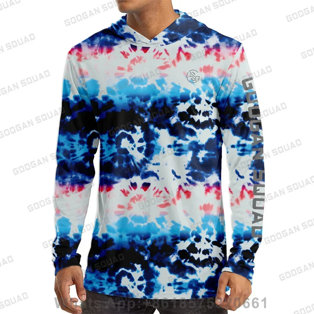 

GOOGAN SQUAD Long Sleeve Fishing Hoodies UV Protection Men's Sweatshirt Breathable Summer Kids Clothes Outdoor Fishing Clothing