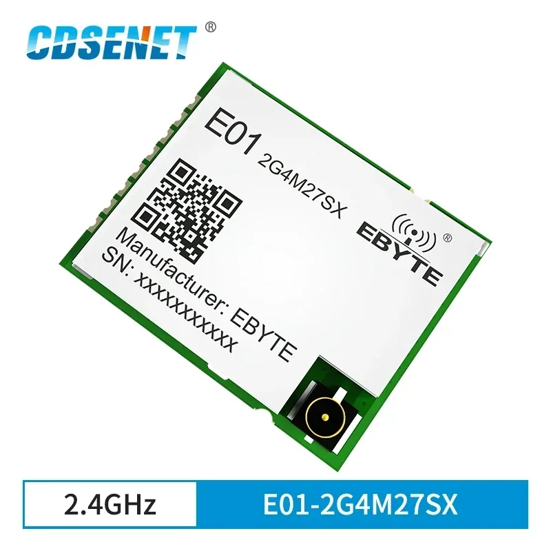 �y�Z�[�����z���C�����X�f�[�^���M���V�[�o�[,������RF���W���[��,nrf24l01p,2.4ghz,27dbm,gfsk,spi,cdsenet E01-2G4M27SX,ipex