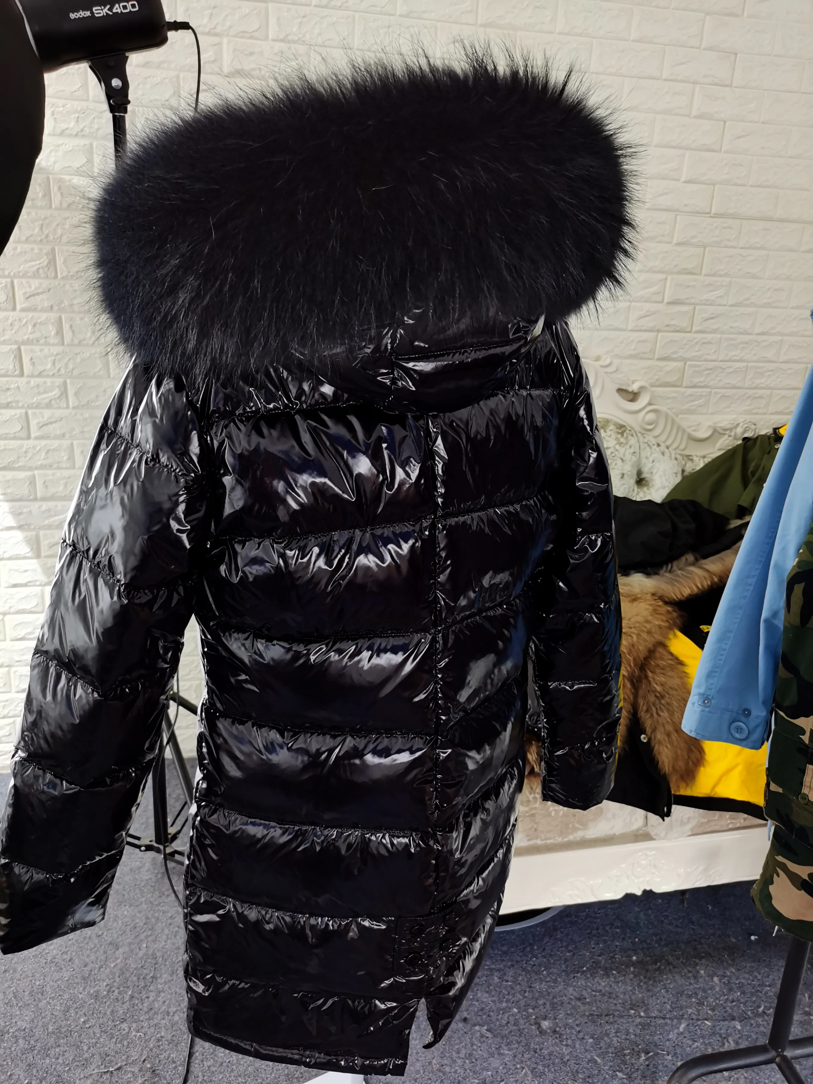 Maomaokong Winter waterproof Jacket Real White Duck