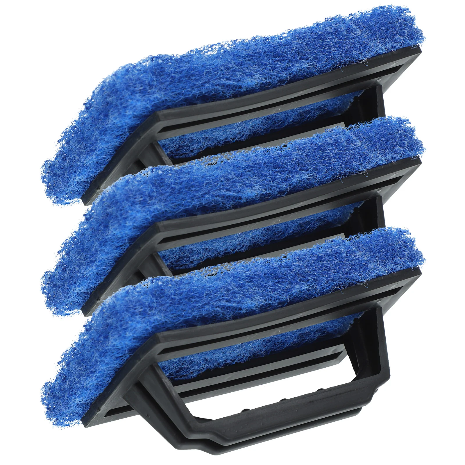 3 Pcs Silk Screen Ink Removal and Brushing Green Scrub Pad Handle Pp Remover Accessories Printing Supplies