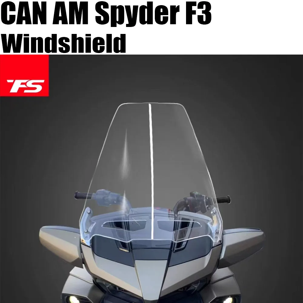 NewFor CAN AM Spyder F3 Motorcycle Windshield Windscreen Wind Deflector