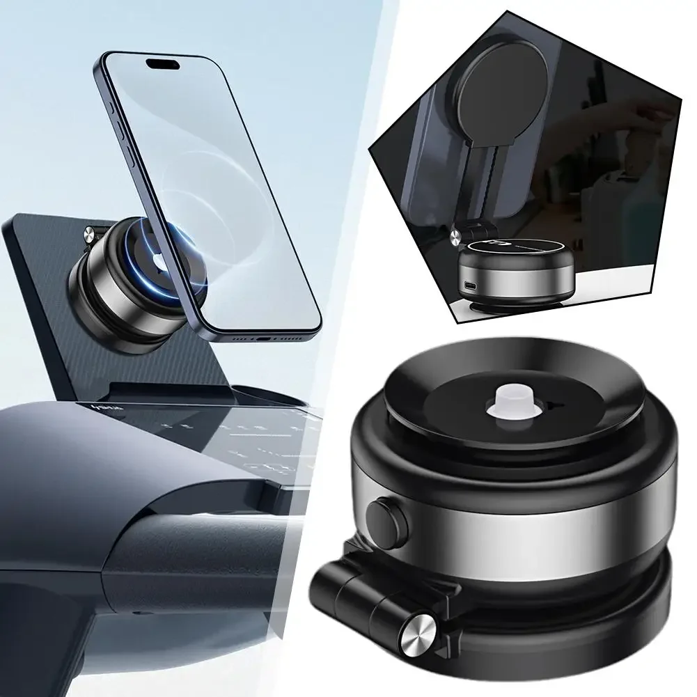 Auto CZ07 Dual Suction Cup Car Phone Bracket Car Navigation Bracket Vacuum Adsorption Wireless Charging Car Phone Accessories