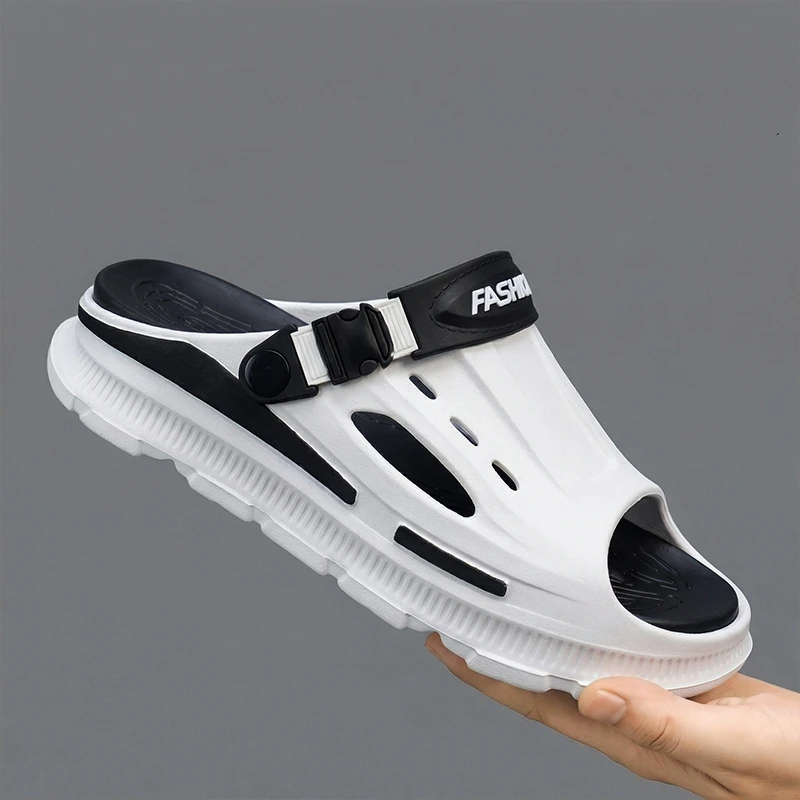 

2026 Summer Men's EVA Slippers Beach Clogs Outdoor Sandals Fashion Soft Slides Men Casual Water Garden Shoes Male House Slippers