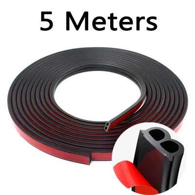 Autodeurafdichting Strips Sticker Tochtstrip Rubber B-vorm Deurafdichtingen Geluidsisolatie Autodeurafdichting Auto-accessoires