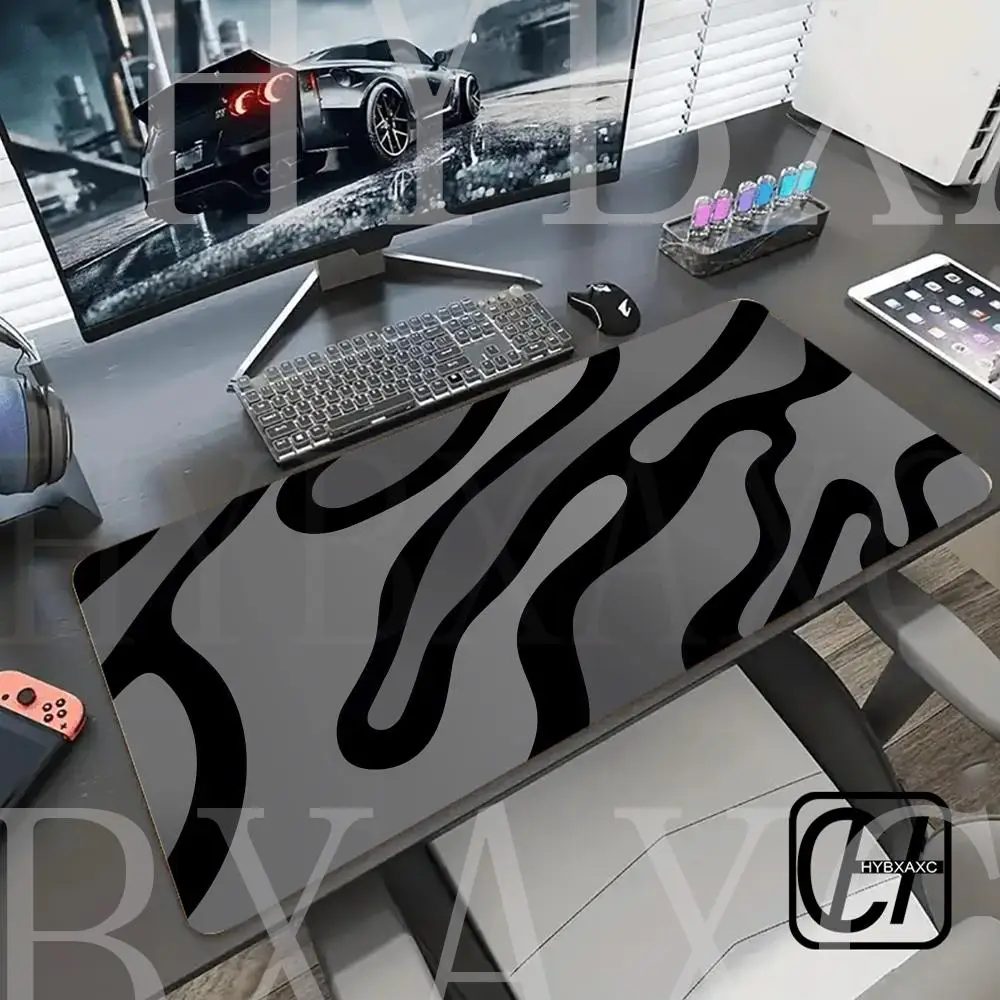 

fluid Mouse Pad Large Computer Office Game Table Mats XXL Rubber Anti-slip Gaming Keyboard HYBXAXC Mousepads Long Desk Pad 90X40