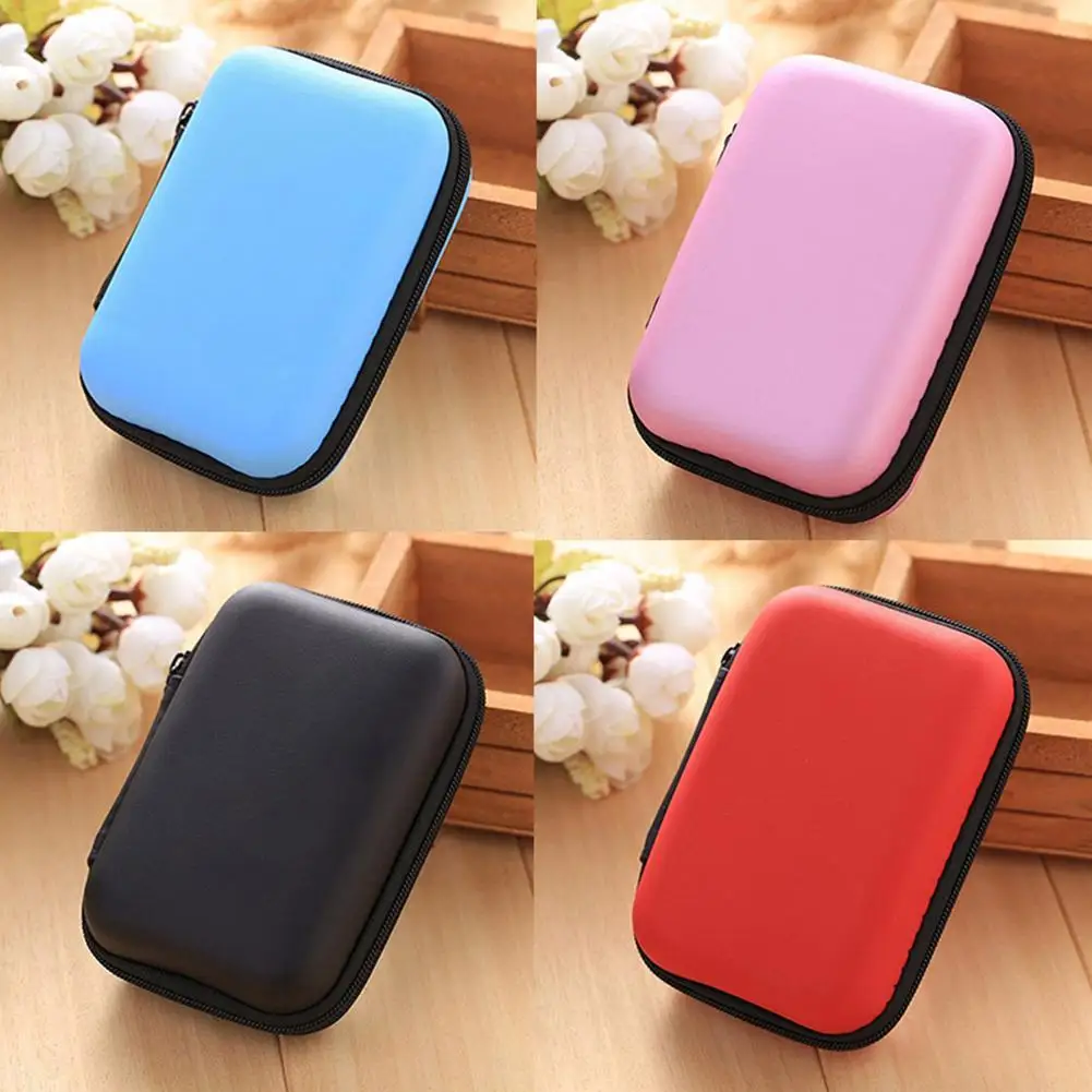 Mini Digital Camera Storage Box Multi-functional Portable EVA Earphone Camera Storage Bag Accessories