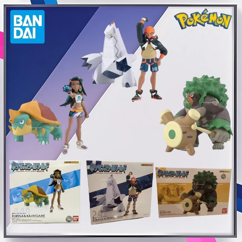 bandi-echelle-monde-original-pokemon-rillabom-nessa-ednaw-kibautew-duraludon-figurines-d'annime-jouets-pour-cadeaux-pour-enfants