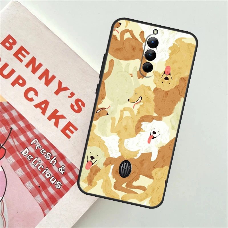 Golden Retriever Dog Case For ZTE Nubia Red Magic 9 8 8S Pro Plus RedMagic 6 7 6S 7S Pro 5G 5S 6R Cover Shell image 2