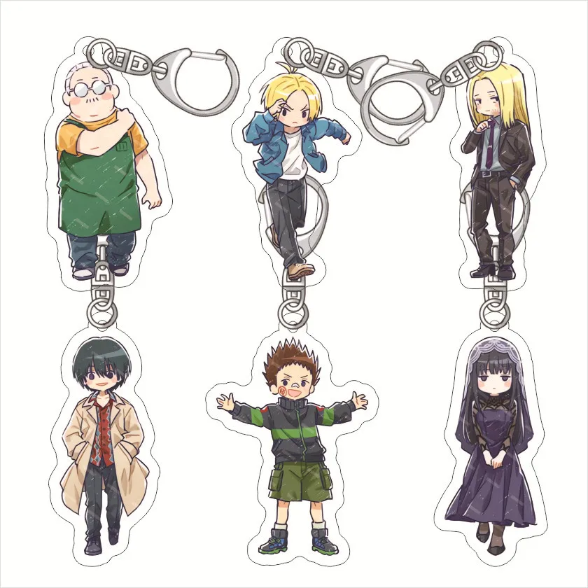 Sakamoto Days Shin Asakura Anime Acrylic Jewelry Keychain Pendant Game Related Products Girl Gift Bag Charms Souvenir Wholesale