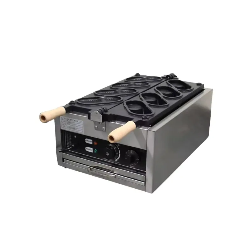 Professional Snack Machine Alligator Shoe Waffle Iron Machine Electric Commercial Alligator Waffle Machine