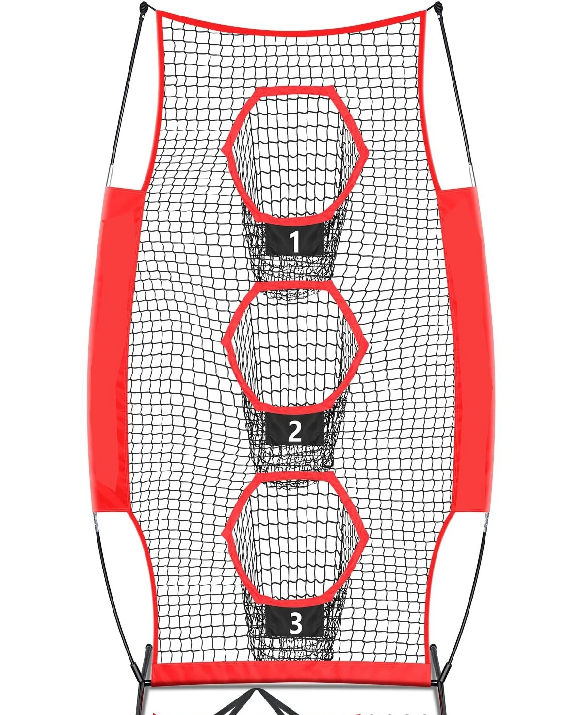 

Portable Movable Easy Mount Rugby Throwing Net 8*4FT Three Hole for Cross Border Training Portable Training Equipmentpromote sal