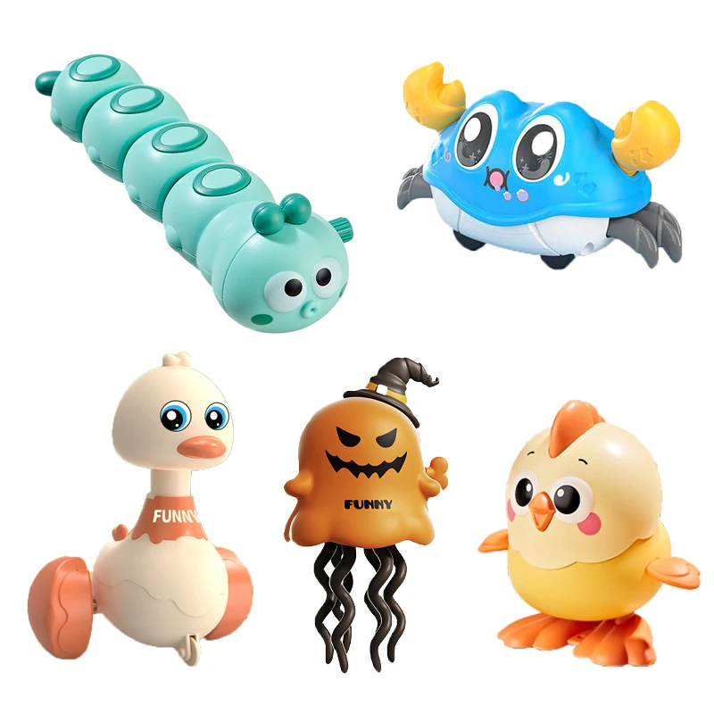 

Dancing Ghosts Swing Duck Clockwork Chick Wind Up Toy Todder Dance Toys Pet Interactive Baby Crawling Toys Kids Funny Gifts