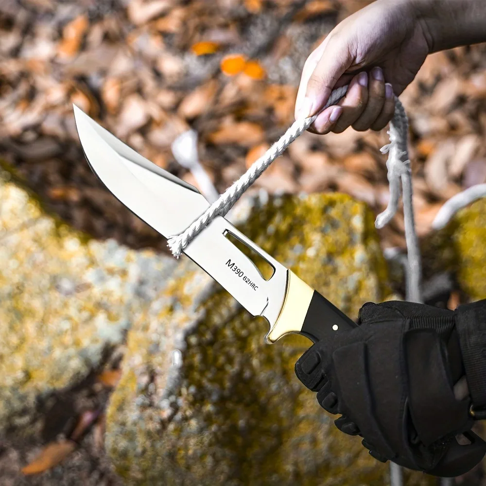 Outdoor multi-purpose military tactical knife, EDC sharp cutting knife, camping hunting survival knife, self-defense knife