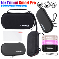 For Trimui Smart Pro Game Console EVA Hard Protective Bag /Silicone Case Drop-proof Shockproof Protective Cover Game Accessories