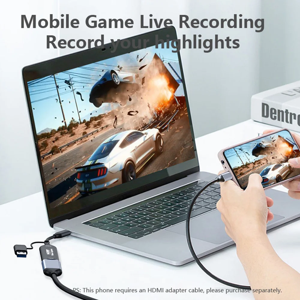 Carte de Capture vidéo USB 2.0 4K 2 en 1, USB/type-c vers HDMI 1080P, enregistreur de jeu en direct pour PS4, PS5, Switch, Xbox, Windows, Mac, iPad