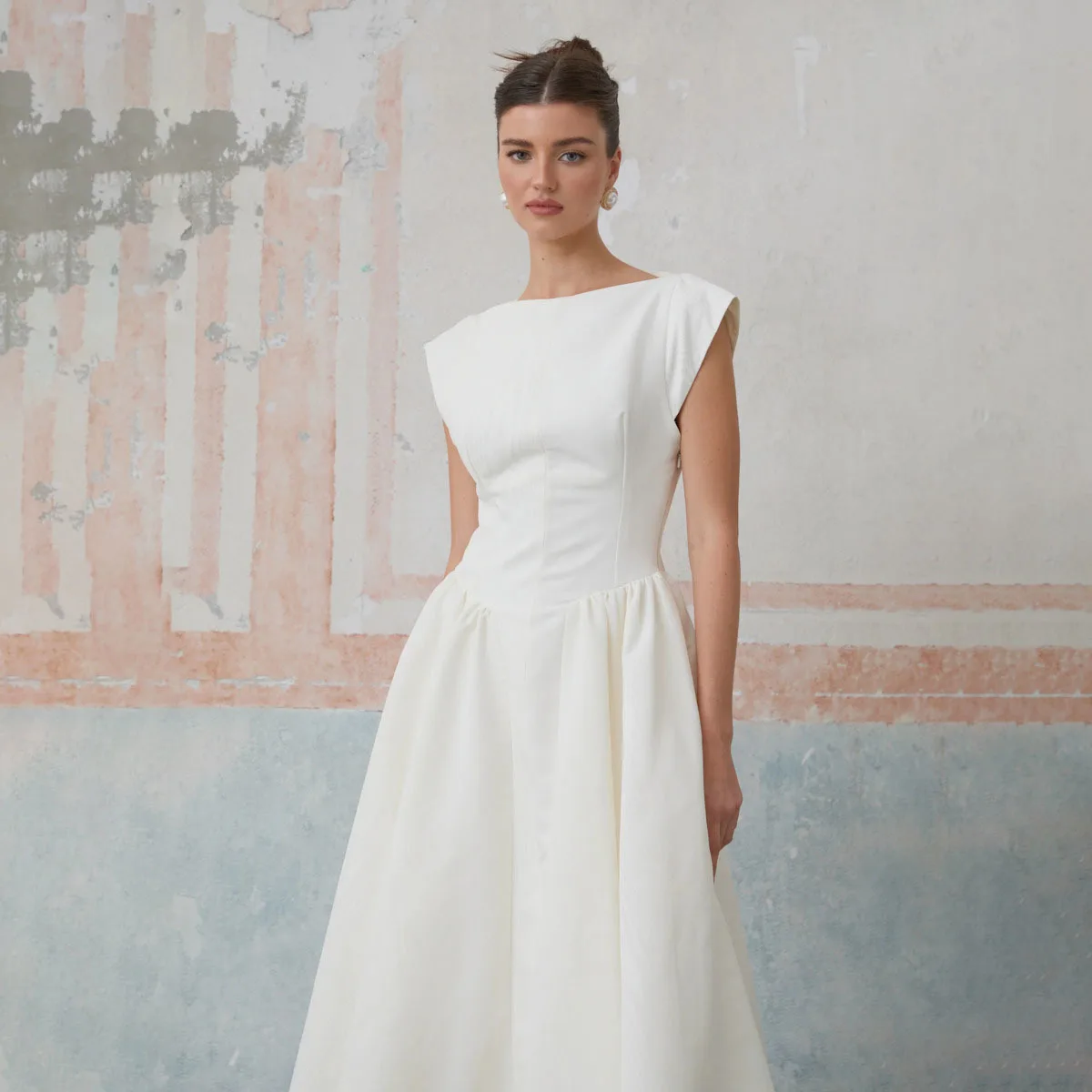 KWTX 2026 Abito da festa elegante con ritaglio senza schienale da donna Slim Fit Vita stretta da sera per ufficio Primavera Estate Design di lusso Chic