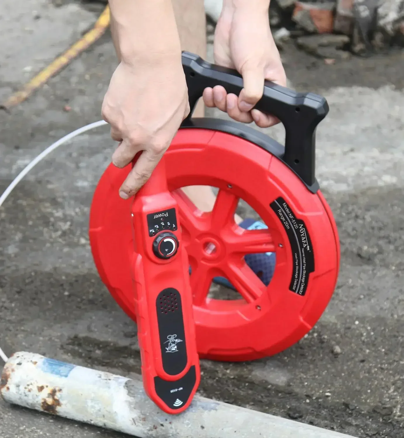 Premium Noyafa NF-5120 NF-5130 Pipe Blockage Detector Iron Pipe Clogging Locator Diagnostic Scanner Plumbing Tool