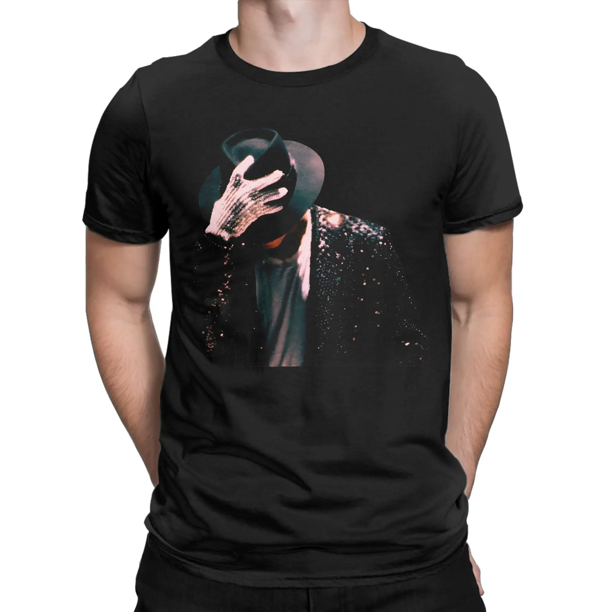 Michael Jackson Dancer T-Shirt Beach  Pure Cotton T Shirts For Men Casual Tshirt Short Sleeve Awesome Tees