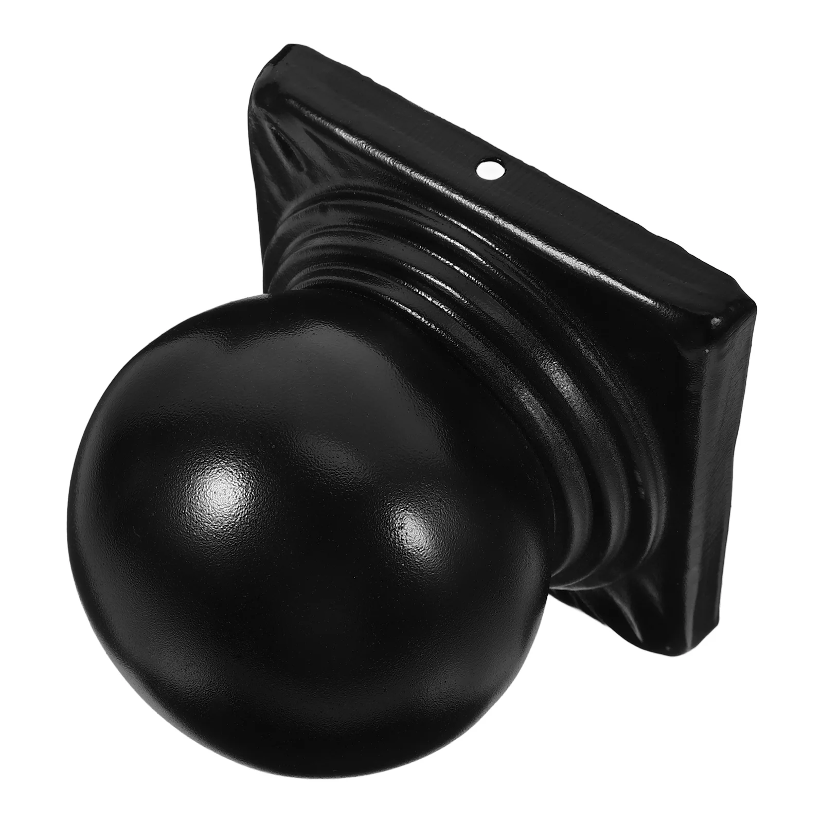 

2 Pcs Fence Post Cap Replacement Finials Caps Gate Topper Decorative Ball Outdoor Galvanized Iron