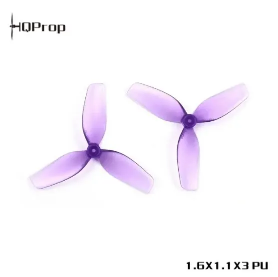 HQProp 1.6x1.1x3 40mm 3-Blade PC Propeller 0.37g 1.5mm Shaft TinyWhoop Micro FPV Drone Props RC Quadcopter Spare Parts view 6