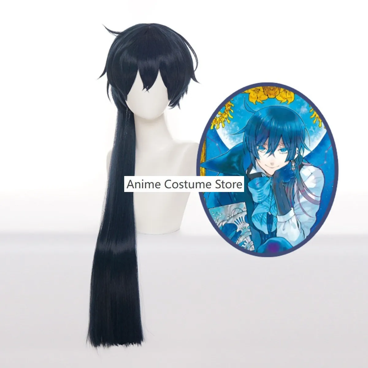 Anime Case Study of Vanitas Cosplay Costume Wig Swallowtail Suit Uniform Coat Cloak Full Set Adult Man Halloween Carnival Suit