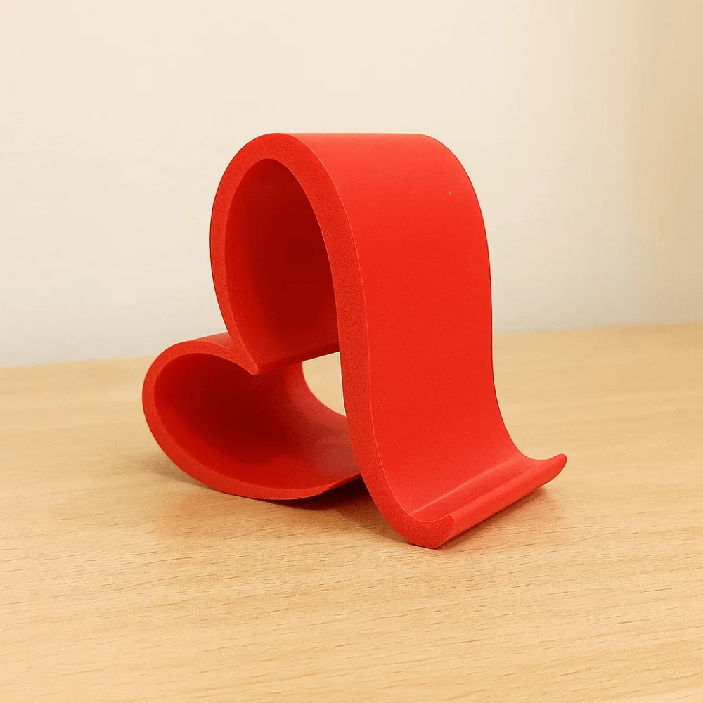 

PLA Heart Shaped Phone Stand Aesthetic Multi-functional Love Mobile Phone Holder DIY Crafts Portable Girl Desk Lazy Bracket