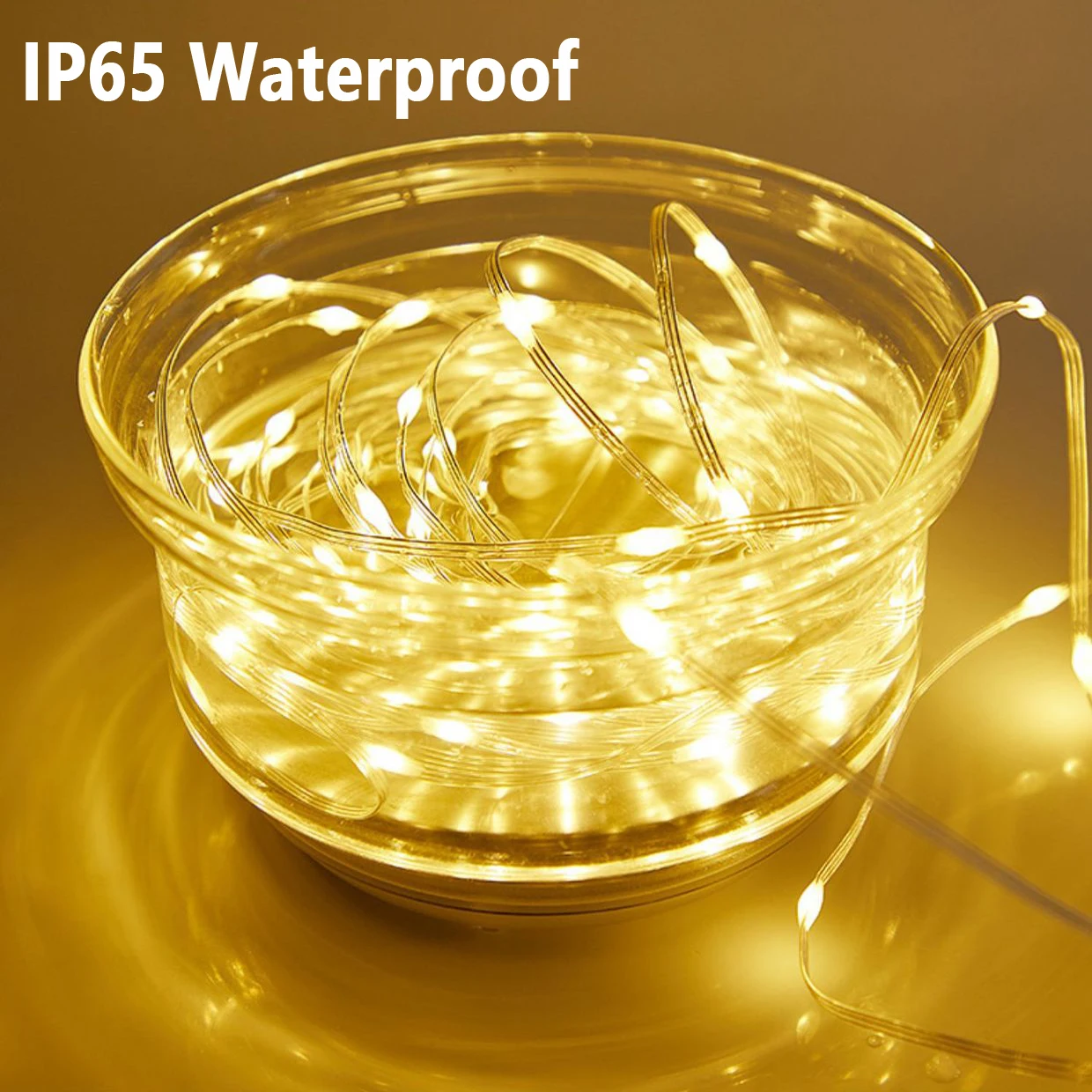 Guirnalda de luces LED solares para exteriores, guirnalda de luces impermeables para fiestas navideñas, jardín, 200/400/800