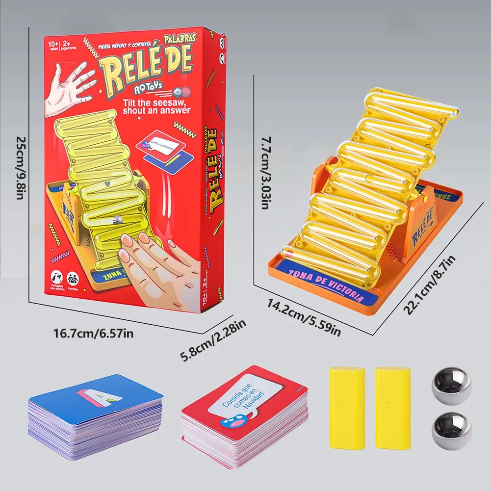 قاعدة معركة Tilt & Duel - لعبة تفاعلية شفافة على الطاولة مع تحدي موازنة الفيزياء، مثالية لمتعة الأسرة/التجمع الاجتماعي