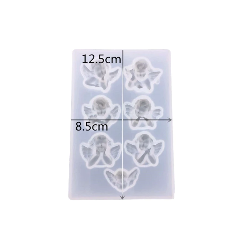 DIY Little Angel Shape Silicone Mold For Resin Clay UV Epoxy Resin Molds Pendant Jewelry Tools Mould